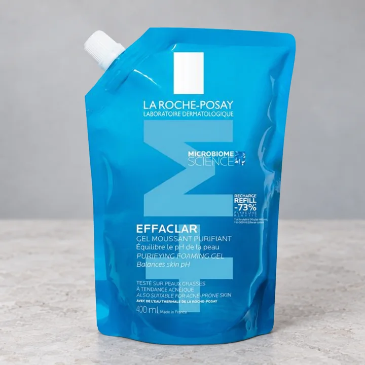 Пенещ се гел за мазна кожа La Roche-Posay Effaclar, пълнител 400 мл
