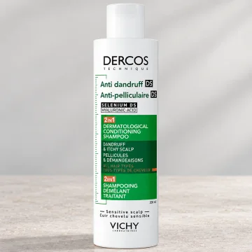 Шампоан с балсам против пърхот Vichy Dercos, 2 в 1, 200 мл