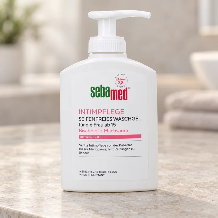 Измиващ гел за интимна хигиена Sebamed, pH 3,8, 200 мл