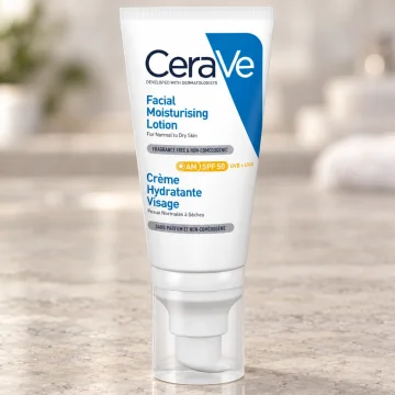 Дневен хидратиращ крем за лице CeraVe, SPF50, 52 мл