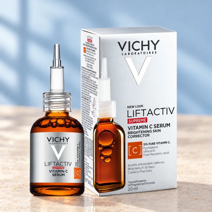 Озаряващ серум с витамин C Vichy Liftactiv Supreme, 15%, 20 мл