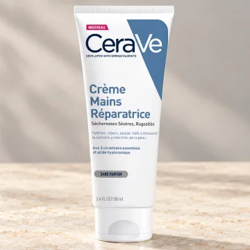 Крем с церамиди за сухи и загрубели ръце CeraVe, 100 мл