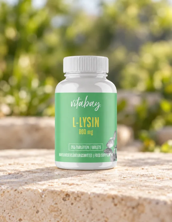 Аминокиселина L-лизин Vitabay, 800 mg, 365 таблетки