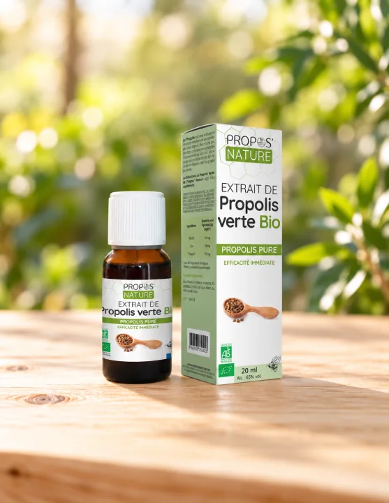 Капки със зелен прополис за имунна подкрепа Propos Nature, 20 ml