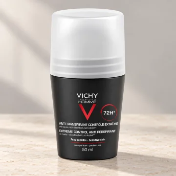 Мъжки рол он против изпотяване Vichy, Homme Extreme Control 72 ч, 50 мл