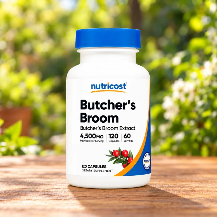 Бодлив залист за кръвообращението Nutricost, 150 mg, 120 капсули