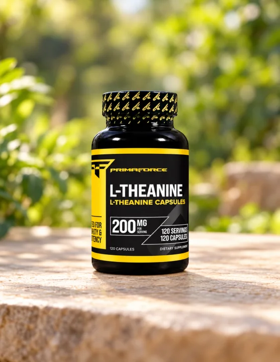 L-теанин за нервната система PrimaForce, 200 mg, 120 капсули