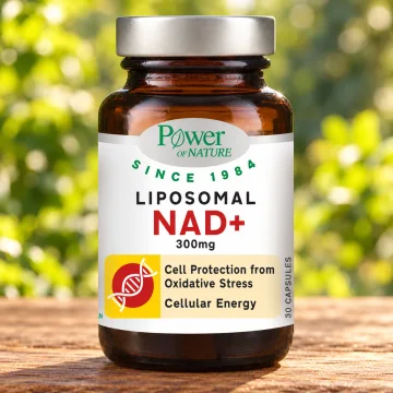 Липозомен коензим NAD+ с B2 и B12 Power of Nature, 300 мг, 30 капсули