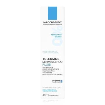 Успокояващ флуид за лице La Roche-Posay, Toleriane Dermallergo, 40 мл