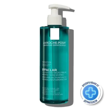 Микропилинг гел за лице и тяло La Roche-Posay, Effaclar, 400 мл