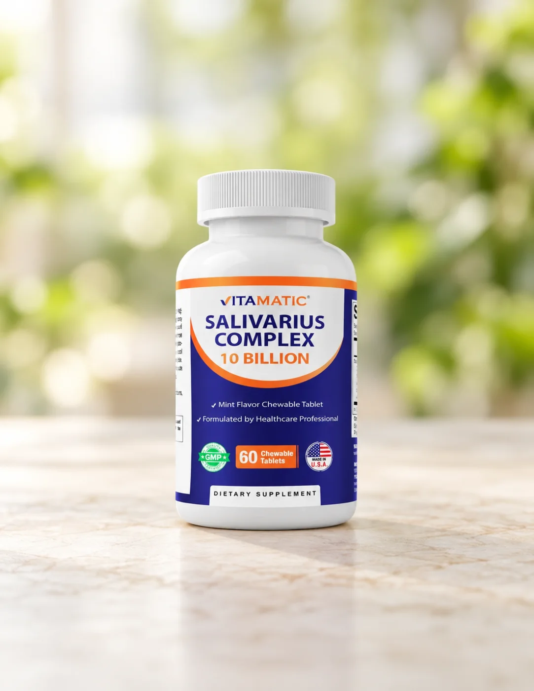Пробиотик за устната микрофлора Vitamatic, 60 дъвчащи таблетки