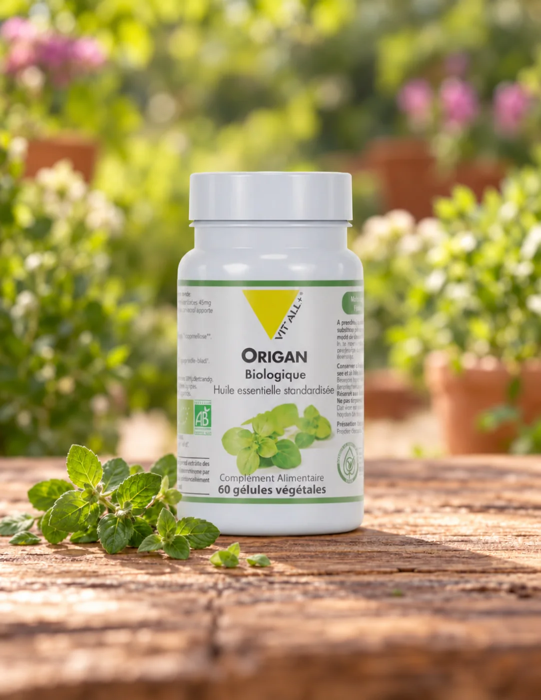 Био масло от риган за имунна подкрепа Vit'all Plus, 60 капсули