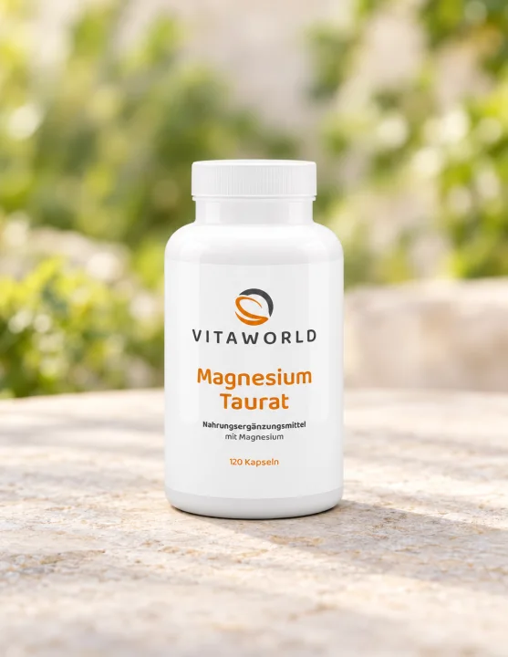 Магнезиев таурат за мускулите Vita World, 150 mg, 120 капсули