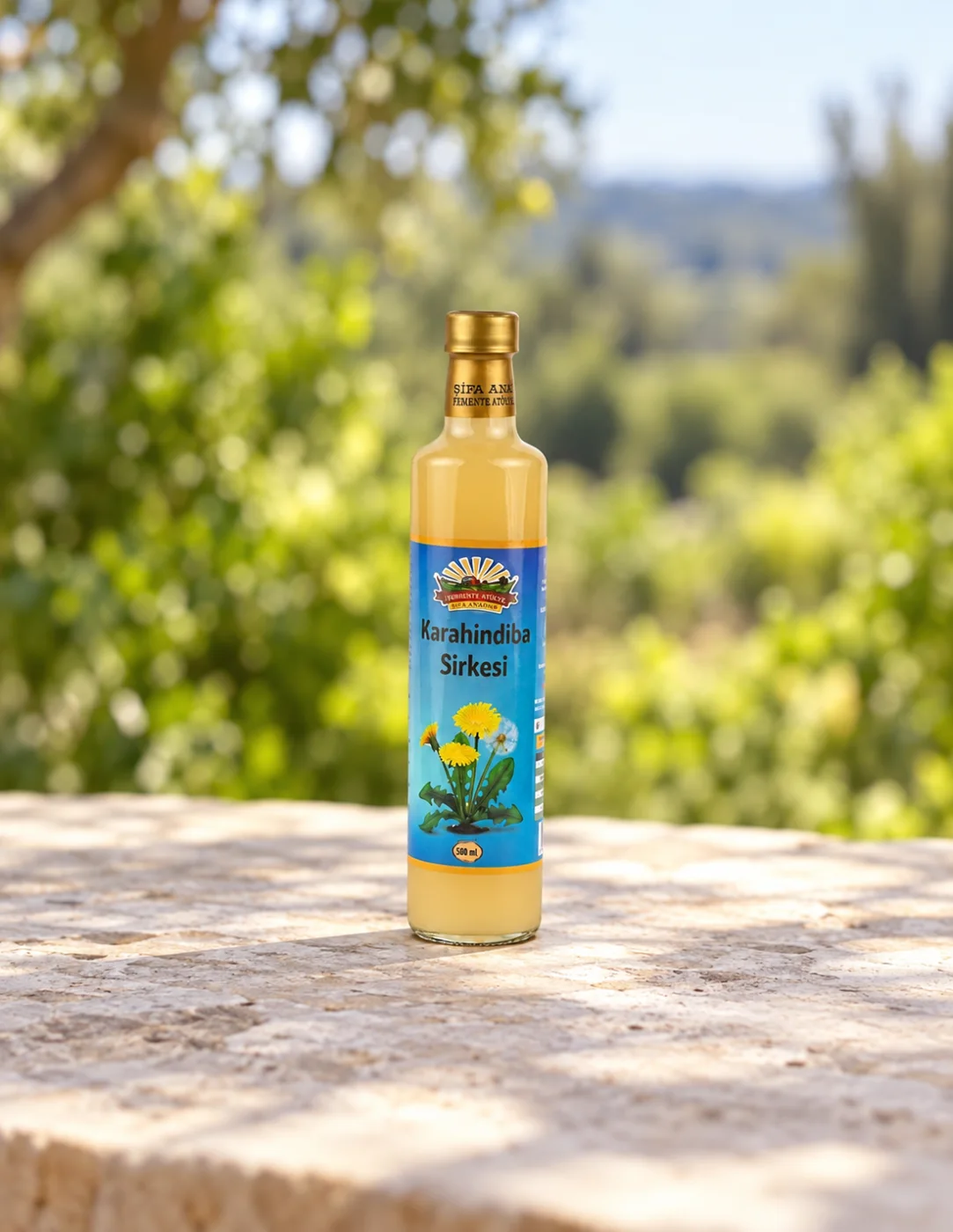 Ферментирал оцет от глухарче Şifa Ana, 500 ml