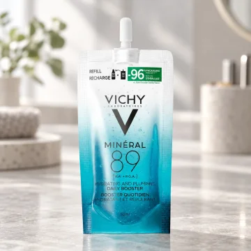Хидратиращ серум за лице Vichy, Minéral 89, пълнител 50 мл