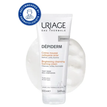 Почистваща крем-пяна за сияен тен Uriage Dépiderm, 100 мл