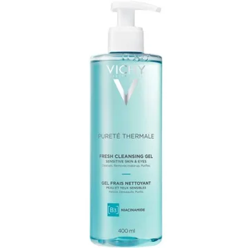 Почистващ гел за чувствителна кожа Vichy, Pureté Thermale, 400 мл