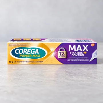 Фиксиращ крем за протези Corega, Max фиксиране и контрол, 40 г