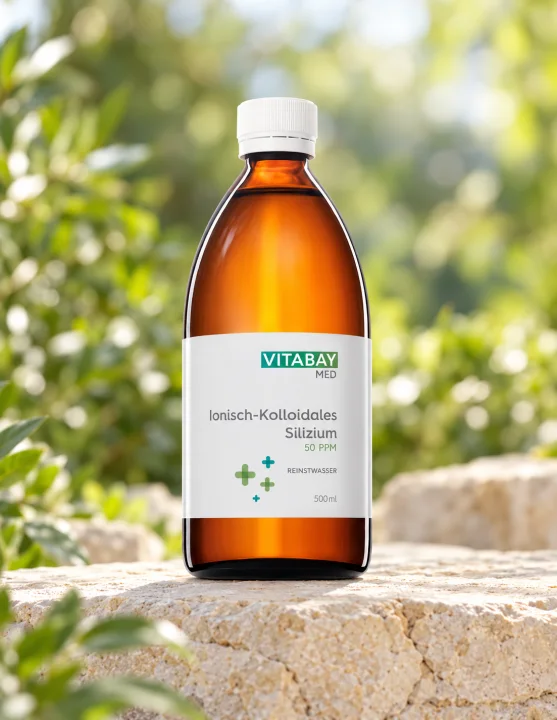 Йонно-колоиден силиций за външна употреба Vitabay, 50 ppm, 500 ml