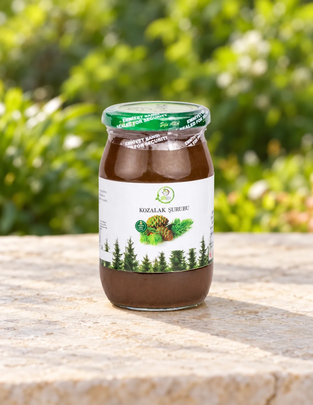 Билков сироп за дихателен комфорт Şifa Ana, шишарки, 370 g