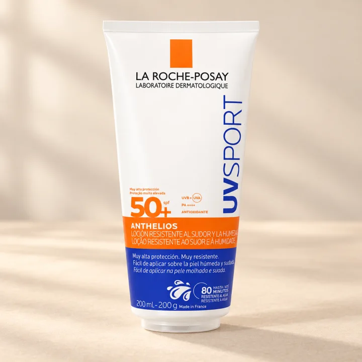 Слънцезащитен лосион за влажна кожа La Roche-Posay, Anthelios UVSPORT SPF50+, 200 мл