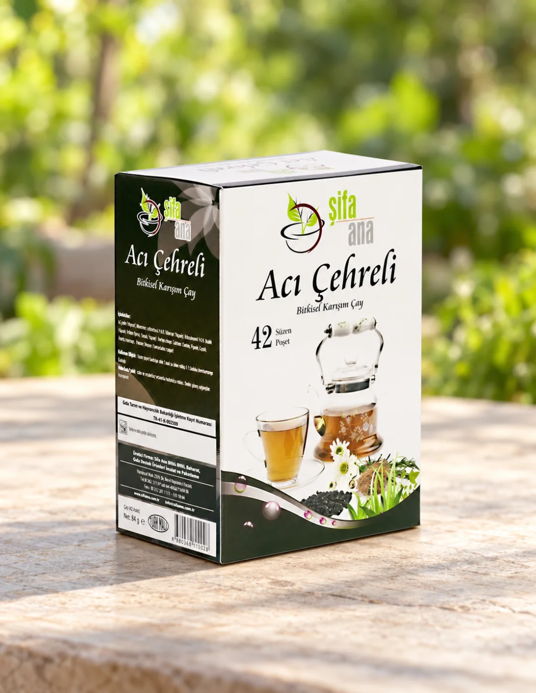 Филтърен билков чай със зърнастец Şifa Ana, 42 пакетчета