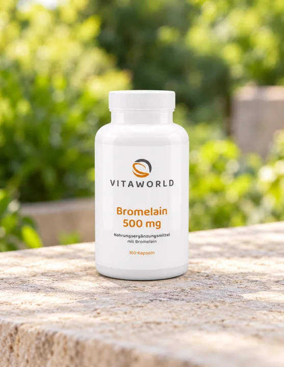 Бромелаин за храносмилането Vita World, 500 mg, 100 капсули