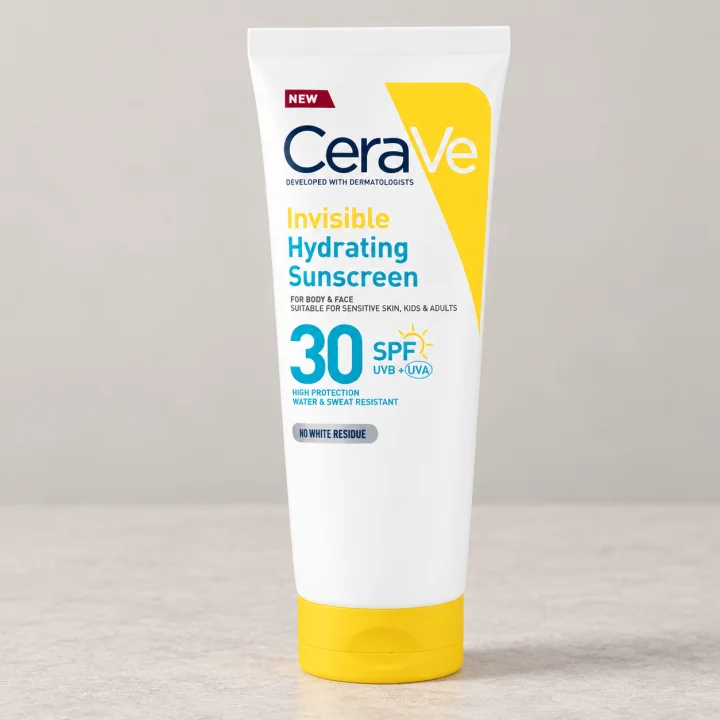 Хидратиращ слънцезащитен крем за лице и тяло CeraVe, SPF30, 75 мл