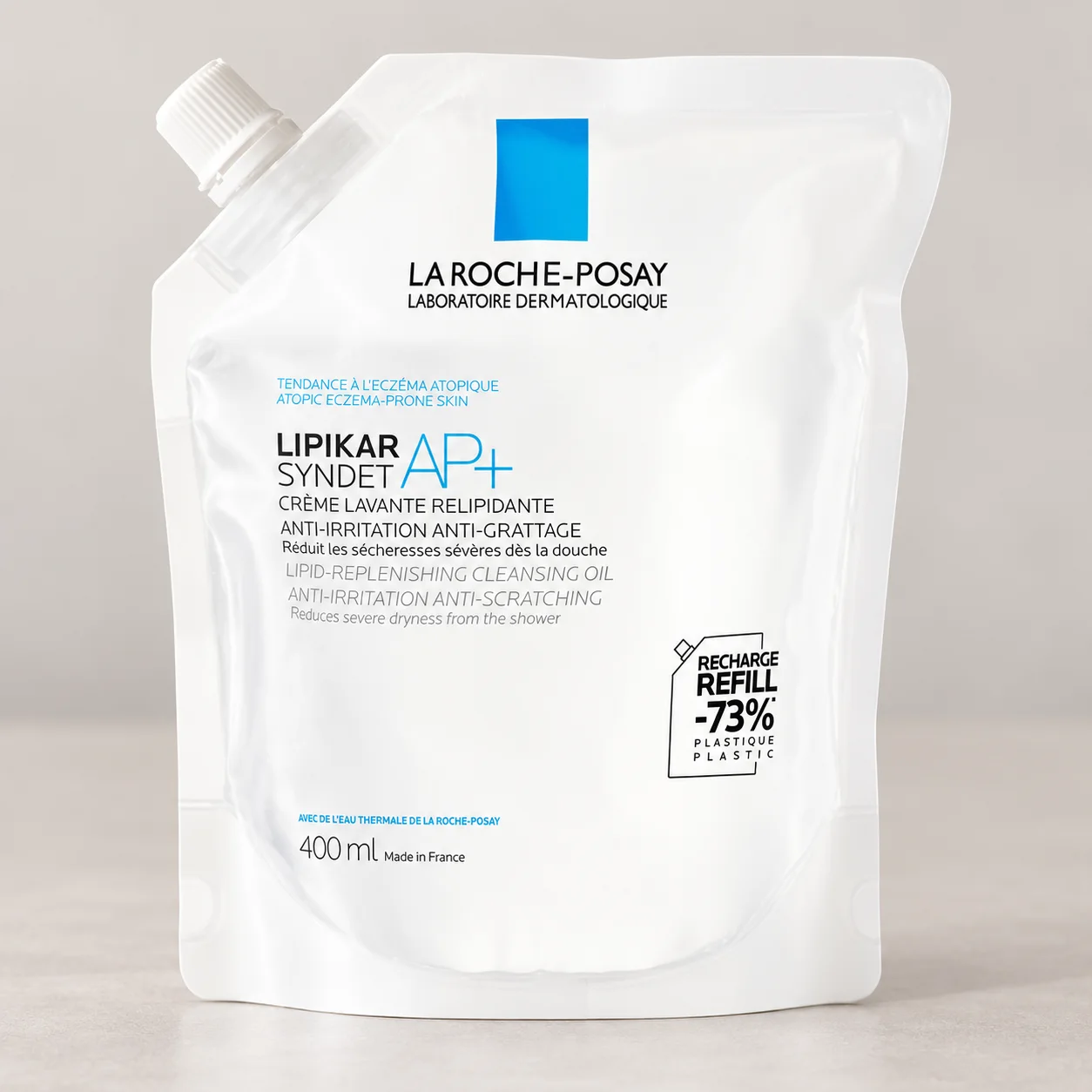 Измиващ крем за много суха кожа La Roche-Posay Lipikar Syndet AP+, 400 мл, пълнител