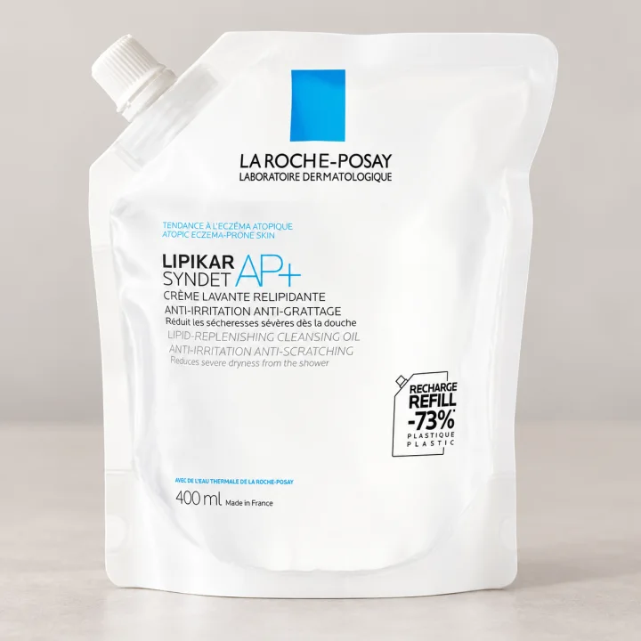 Измиващ крем за много суха кожа La Roche-Posay Lipikar Syndet AP+, 400 мл, пълнител