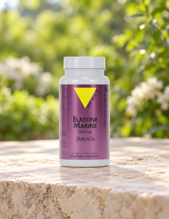 Морски еластин за кожа Vit'all Plus, 450 mg, 60 капсули