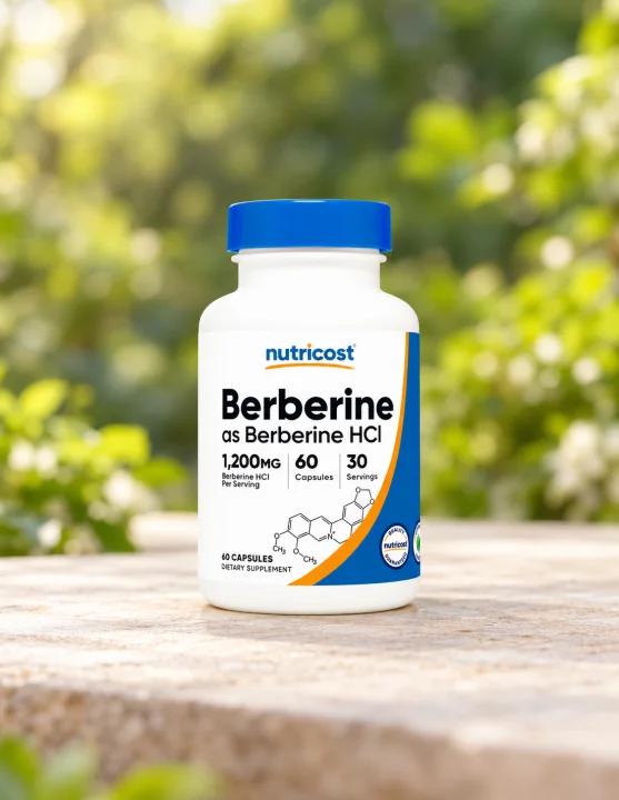 Берберин за глюкозния метаболизъм Nutricost, 600 mg, 60 капсули