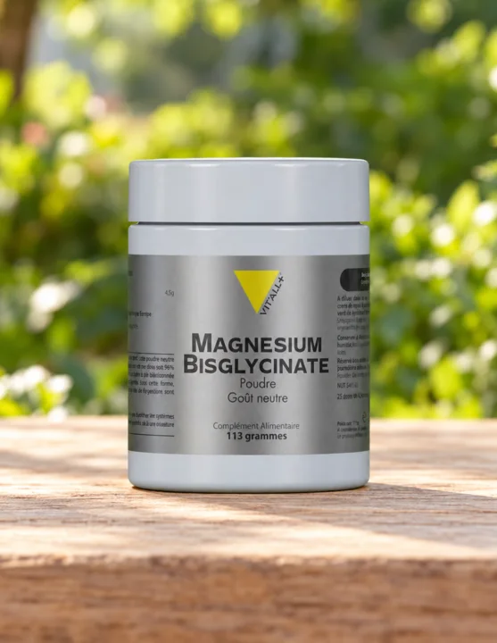 Магнезиев бисглицинат за мускулите Vit'all Plus, 113 g прах