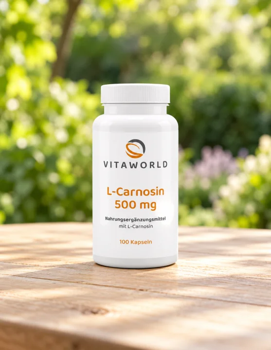 Л-карнозин за клетъчно здраве Vita World, 500 mg, 100 капсули