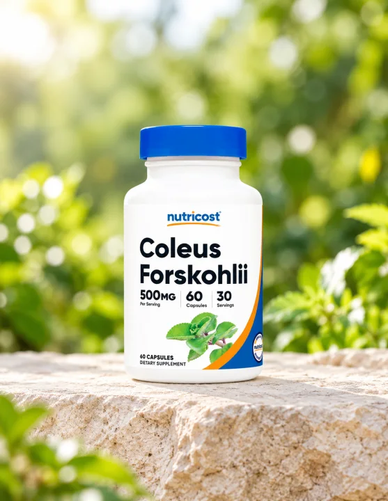 Форсколий за контрол на теглото Nutricost, 250 mg, 60 капсули