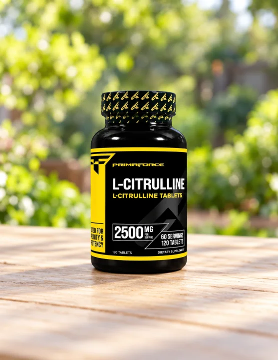 Л-цитрулин за мускулна подкрепа PrimaForce, 1250 mg, 120 таблетки