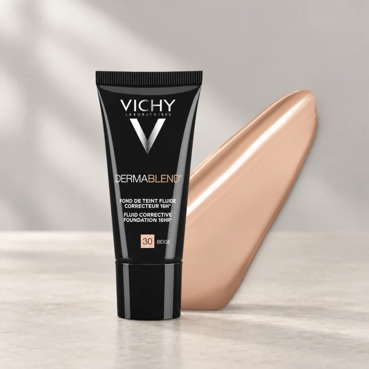 Фон дьо тен за високо покритие Vichy, Dermablend 30 Beige, 30 мл
