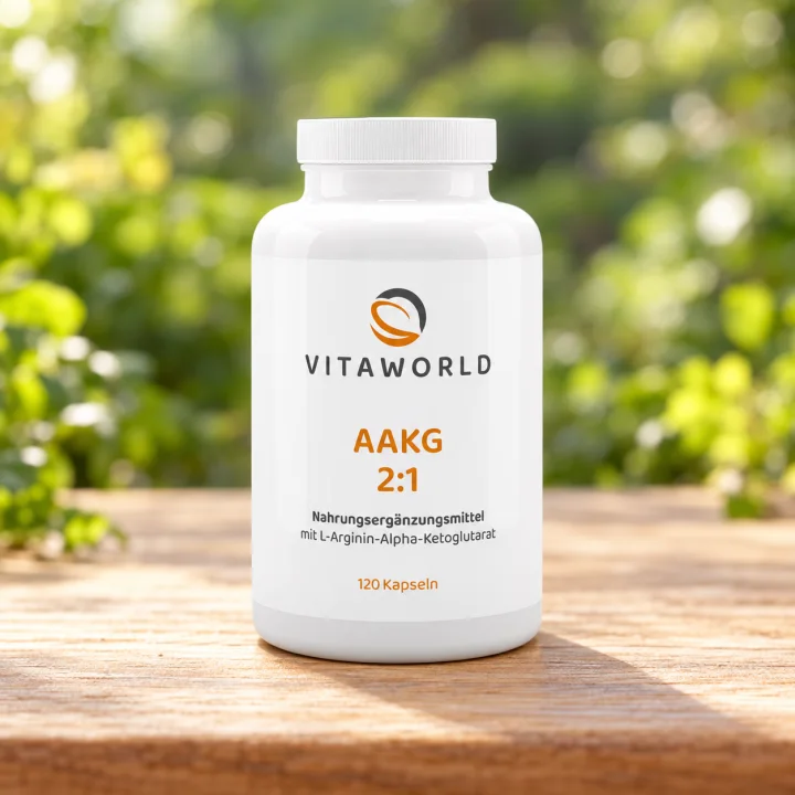 Аргинин алфа-кетоглутарат 2:1 Vita World, 1075 mg, 120 капсули