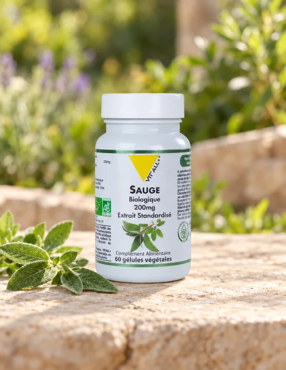 Салвия за подкрепа при менопауза Vit'all Plus, 200 mg, 60 капсули