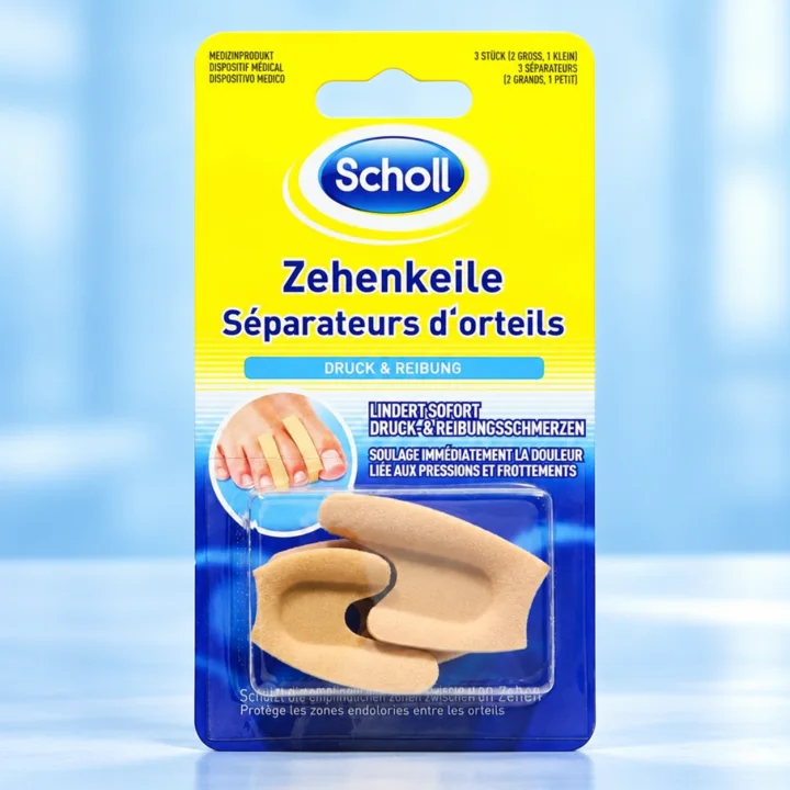 Меки разделители срещу триене между пръстите Dr. Scholl, 3 броя