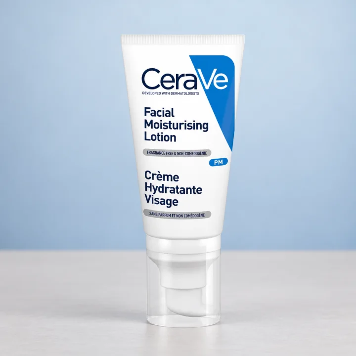 Вечерен крем за хидратация на лицето CeraVe PM, 52 мл
