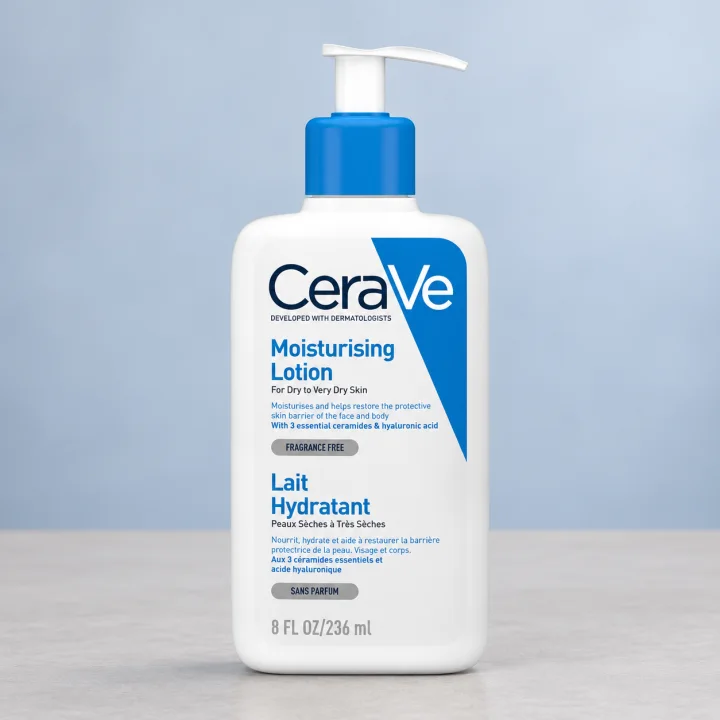 Лек лосион за хидратация на лице и тяло CeraVe, 236 мл