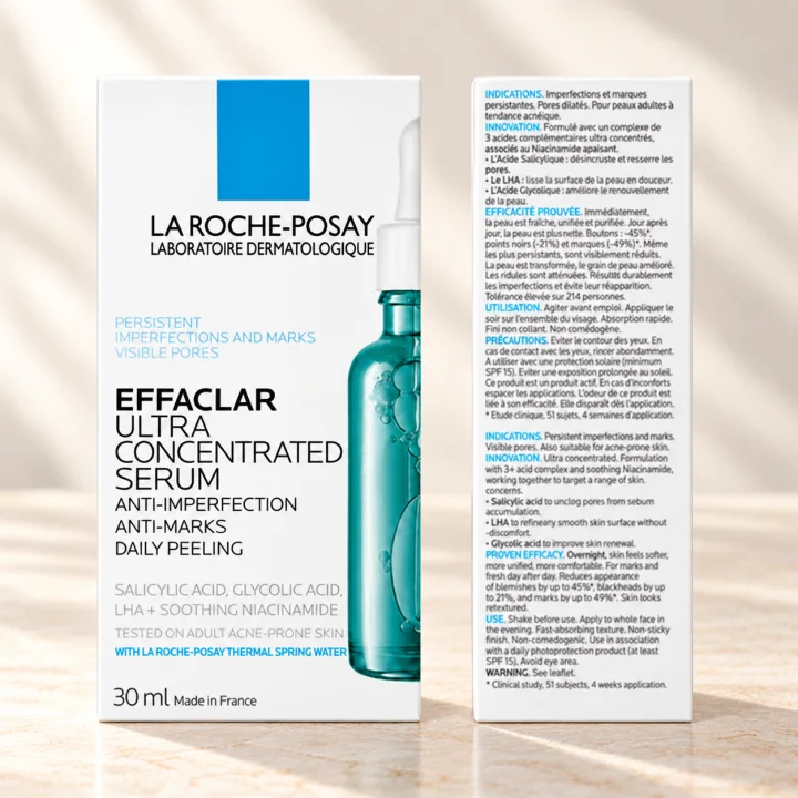 Ексфолиращ серум Effaclar срещу несъвършенства La Roche-Posay, 30 мл