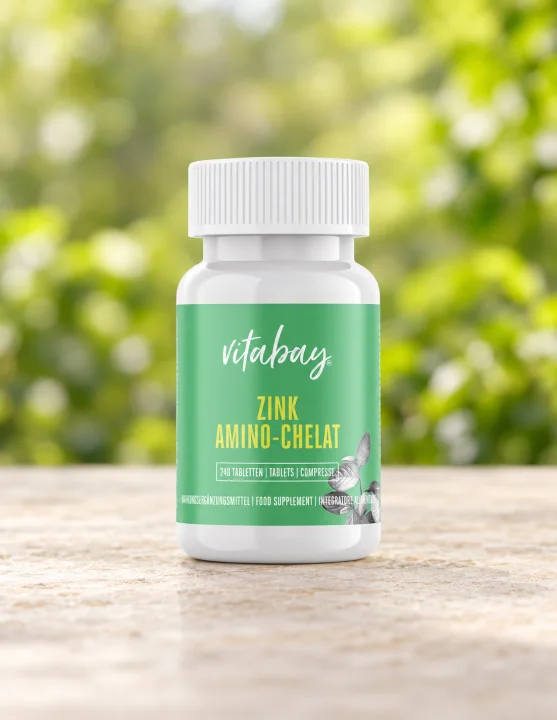 Хелатен цинк за имунната система Vitabay, 30 mg, 240 таблетки