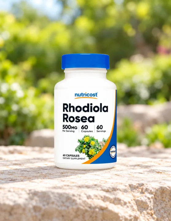 Златен корен за нервната система Nutricost, 500 mg, 60 капсули