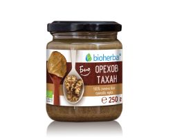 Биохерба - Био Орехов тахан 100 % смлени био орехови ядки - 250 гр.