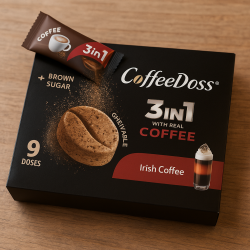 Кафе CaffeeDoss - под формата на таблетки за смучене - С ВКУС НА ИРЛАНДСКО КАФЕ, 135 бр
