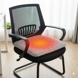 Загряваща възглавница възглавница за стол, 45 x 45 x 3 см.