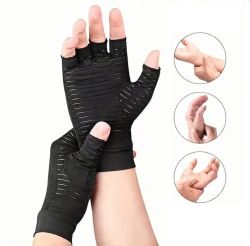 Компресивни ръкавици с медни влакна – за артрит, болки и схващане в ръцете