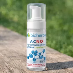 Измивна Пяна за лице против Акне с Пребиотик ACNO, Биохерба, 150 мл.